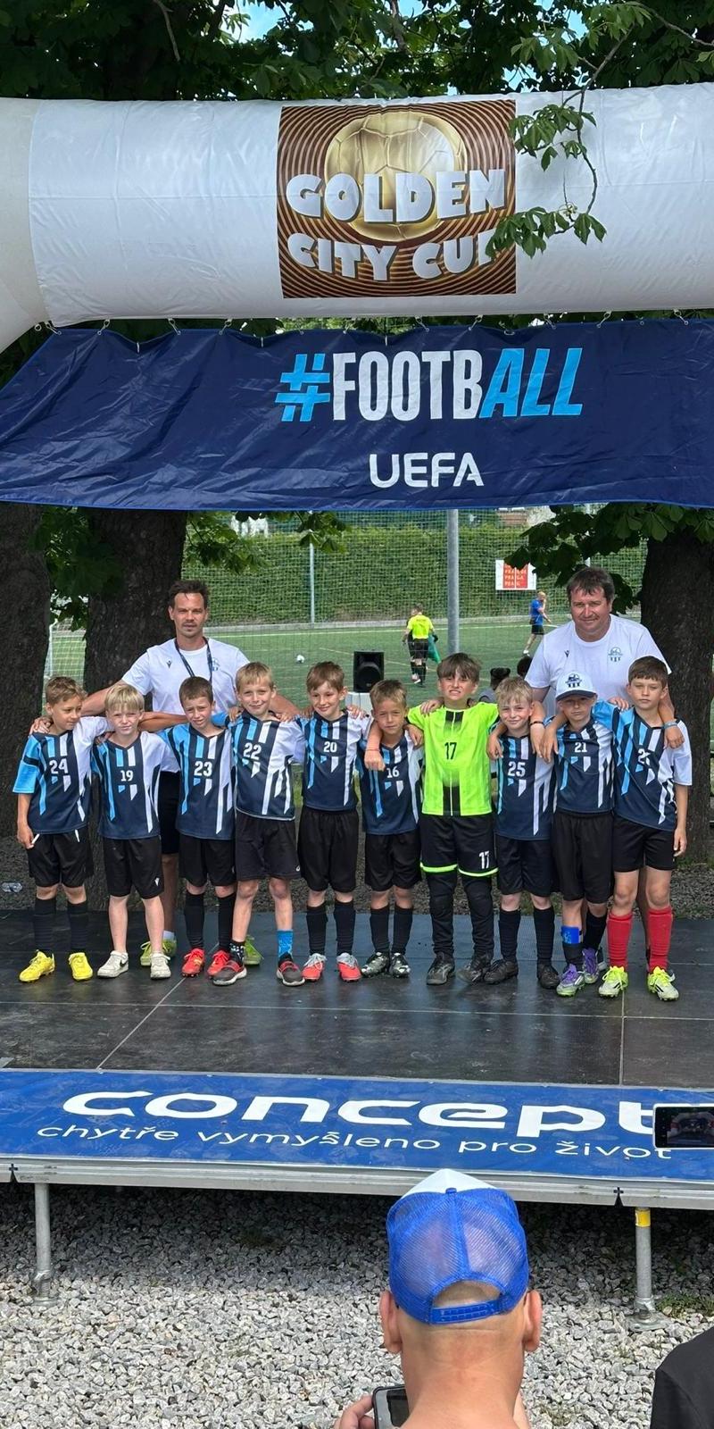 Mladší přípravka 5. na mezinárodním Golden City Cup v Praze